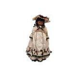 United States Black Porcelain Doll thumbnail-1