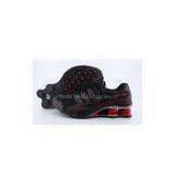 Men's Nike Shox NZ Shoes Black and Red Sculpture thumbnail-1