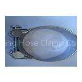 304SS W4 T Bolt Heavy Duty Hose Clamps For Fixing Smaller Pipe 0.8mm / 1.0mm Thickness thumbnail-1