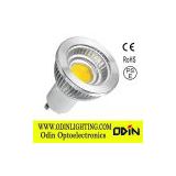Dimmable COB LED GU10 Spotit, 120V, 500lm