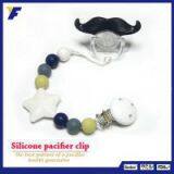 Hot Selling Silicone Materical Baby Pacifier Clips Chain for Kids thumbnail-3