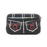 Black Jean Neoprene Tablet Sleeves for Kids With Dual Pocket , Silk Printing