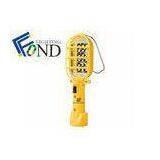 Portable battery LED handheld light with magnetic , yellow handheld led work lamp