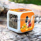 (Promotion Gift) Mickey & Minnie Mouse Design Alarm Clock, Digital Alarm Clock Cheap Price, Cartoon Design Desk Clocks
