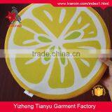 Creative Round Fruits Wood Cushion Pillow, Seat Cushion, Plush Pillow thumbnail-2