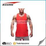 Vest With Extreme Racer Back/Personalized Custom Mens String Gym Singlets/Printing Your Logo Custom Men's Gym Singlet thumbnail-3