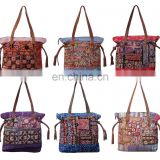 Wholesale Vintage Banjara Hand Bag Gypsy Hand Embroidered Tote Bag