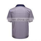 Wholesale Short -Sleeved Labor Uniform / High Quality Workwear Uniforms Industrial Uniform of 100% Cotton/TC/CVC thumbnail-2