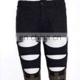 Steampunk Military Style Stretchy Natural Cotton Trousers thumbnail-4