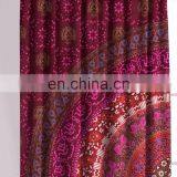 Indian Beautiful Elephant Mandala Curtains Cotton Boho Drapes Window Decor Decor Curtain thumbnail-3