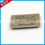 Custom Metal Garment Clothing Labels With Engraved Logo thumbnail-2