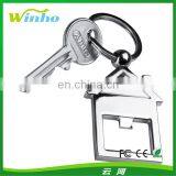Metal Key Ring in House Shape thumbnail-1