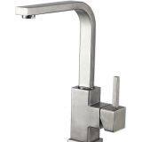 Desk Mount Faucets for Kitchen Sink SUS304 Ceramic Cartridge Thinkness 1.0mm Brushed Finished Factory Supply Direct thumbnail-1