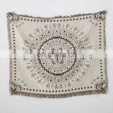 RAWHOUSE Woven Boho Geometric Rug Jacquard Mandala Tapestry Throw Blanket thumbnail-2