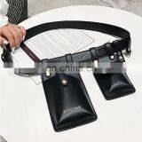 TWOTWINSTYLE PU Leather Belts High Waist Vintage Fashion New 2020 Summer thumbnail-5