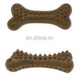 Easy to Clean Non-toxic Pet Chew Toy Molar Tooth Rubber Dog Toy Bone thumbnail-2