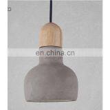 Modern Concrete and Wood Pendant Lamp for Decor thumbnail-1