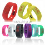 New Colorful Mens Womens Silicone LED Rubber Bracelet Touch Digital Wrist Watch