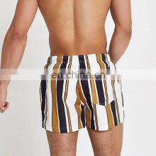 HOT Sell Beach Shorts Wholesale Mens Casual Swimming Plaid Board Striped Shorts Bermuda Shorts Elastic Waist Waterproof Support thumbnail-3