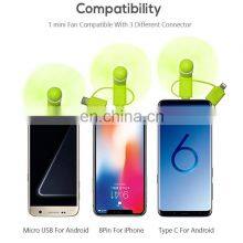 Small Rechargeable Fan Factory,Mobile Phone 3 In 1 Portable Mini Usb Fan thumbnail-4