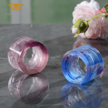 SAINT VIEW 2022 Crystal Beaded Napkin Ring Designer Decorative Wholesale Latest Arrival Table Top Fancy Napkin Holder thumbnail-2