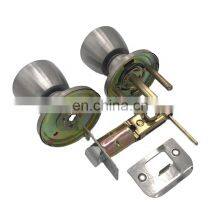 2020 New USA Market Standard 2 Level Iron Security Knob Night Latch Rim Handle Door Lock With 3 Brass Bolt thumbnail-2