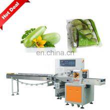 Hot Selling Automatic Full Servo Leafy Vegetable Anti-fog Film Packaging Machine