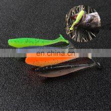 JOHNCOO Plastic 5cm 1.2g Trout Lures Live Baits Worms Soft Fish Lure for Fish thumbnail-3