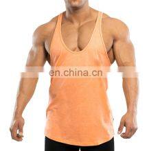 2021 Cotton Custom Workout Tank Top Bulk For Men Fit Summer Muscle Singlet Multi-Colors Sleeveless thumbnail-1