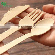 Yada Organizer Bamboo Style Forks Spoons Knives Cutlery Set Luxury Compostable Disposable Utensils thumbnail-1