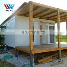 Cheap Price 20ft Flat Pack Container House With Awning & Fork Holes as Homes Office Shops Showing Room