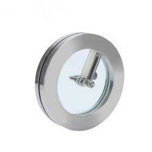 304 Stainless Steel Sanitary Sight Glass With Wiper Flange Sight Glass Steel Socket Weld Flange thumbnail-3