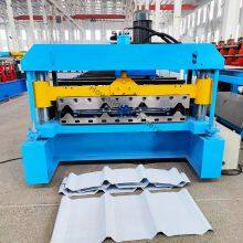 Full Automatic Roofing Tile IBR Metal Sheet Roof Panel Tile Making Roll Forming Machine for Making Roof Sheets thumbnail-2
