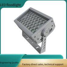 Led High-power Square Floodlight With Dmx512 Protocol, 200w Full-color Floodlight for Bridges thumbnail-1