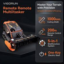 MTSK1000 Wireless Radio Control Mower 10-165mm Adjustable RC Hammer Flail Mower for Community and Residential Area thumbnail-1