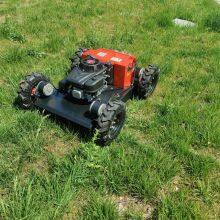 Industrial CE EPA Approved Single Cylinder Gasoline Engine Blade Rotary Wireless Remote Control Robotic Mower thumbnail-4