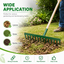 Pond Rake Weed Rake Weed Rake for a Pond Lake Dam Long Handle Tool for Aquatic Plants Algae Water Weed Cleaning and Outdoor Use thumbnail-4