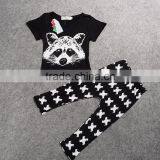 2016 INS Fashion Baby Boy Clothing Set Kids Cotton Suit Set Fox Printed Cute Baby Clothes thumbnail-2