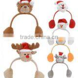Plush Christmas Earmuff/plush Earmuff for Kids/wholesale Plush Animal Earmuffs thumbnail-1
