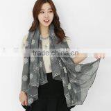 Wholesale Women Fashion Embroidery Spring Summer Cotton Scarves Shawls thumbnail-2