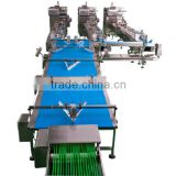 Hot, cement packaging machine for the production of packing line