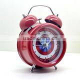 (Hot) Table Desk Two Bell Ring Alarm Clock, Metal Digital Clock, Cartoon Clock for Kids