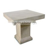 garden furniture concrete fiber square garden table