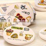 Absorbent Decal Ceramic Coaster