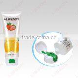 Face Cream Round Cosmetic Plastic Tube With Silicon Rubber Cap