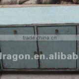 Chinese Antique Furniture Blue Pine Wood Dongbei Four Door Four Drawer Cabinet thumbnail-1