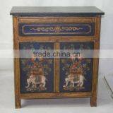One Drawer Two Door Tibet Cabinet thumbnail-1