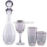 Arabic Style Silver Glass Wine Decanter thumbnail-2