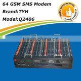 Wavecome Q2406 64 Ports Usb Gsm Sms Modem Pool,multi-socket Gsm Gprs 8 Ports Modem Pool