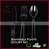 Superior Quality Clear Plastic Cutlery Set-1000sets